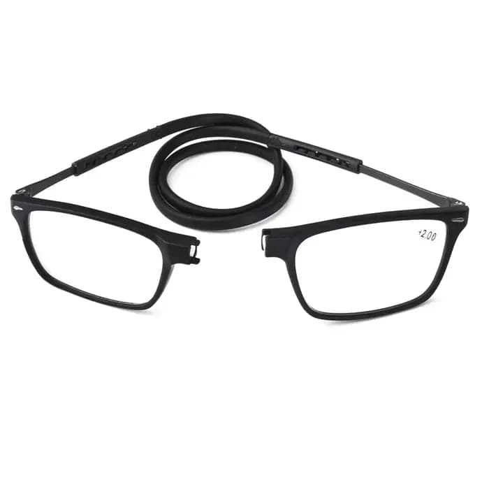 Lunettes de lecture pliantes portables, lunettes presbytes, lunettes de cou, résine haute définition