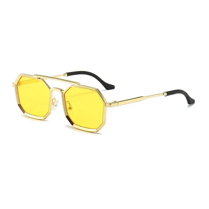 Lunettes de soleil à montures métalliques pour hommes et femmes