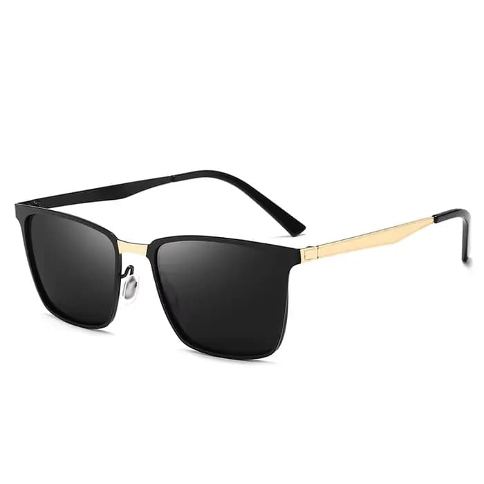 Lunettes de soleil polarisées pour hommes et femmes marque Design carré cadre