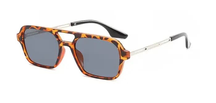 Lunettes de soleil rectangulaires rétro pour femmes et hommes
