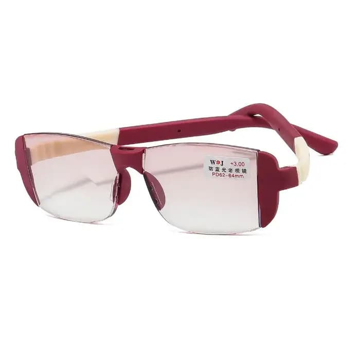 Lunettes de lecture presbytes à demi-monture pour hommes et femmes