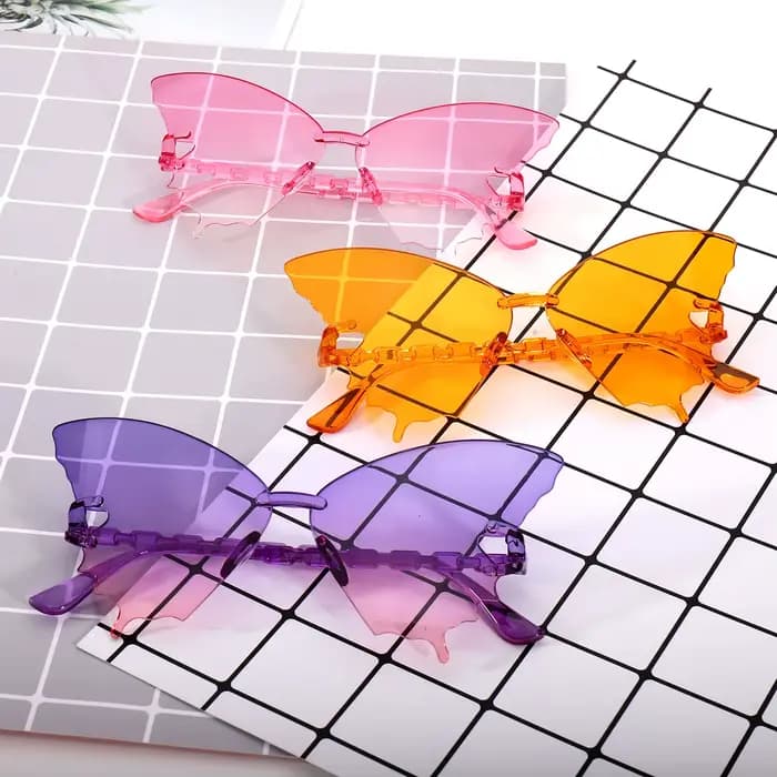 Lunettes papillon irrégulières pour femmes et hommes