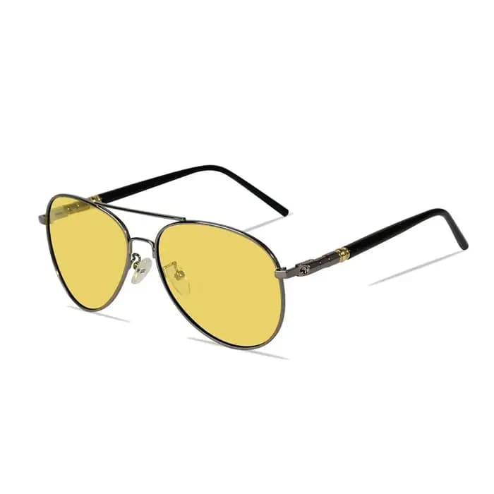 Lunettes De soleil Polaroid jaunes pour hommes