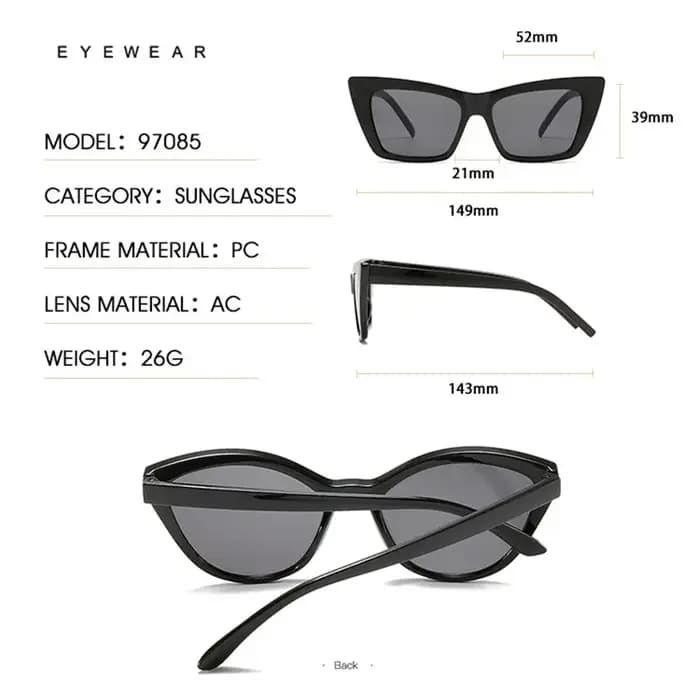 ChimCat Eye-Lunettes de soleil carrées rétro pour femmes et hommes, lunettes de protection UV400, nuances d'été, accessoires de mode