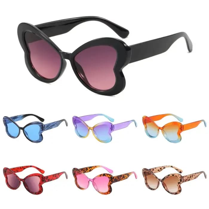 Lunettes de soleil papillon nickel é pour dames