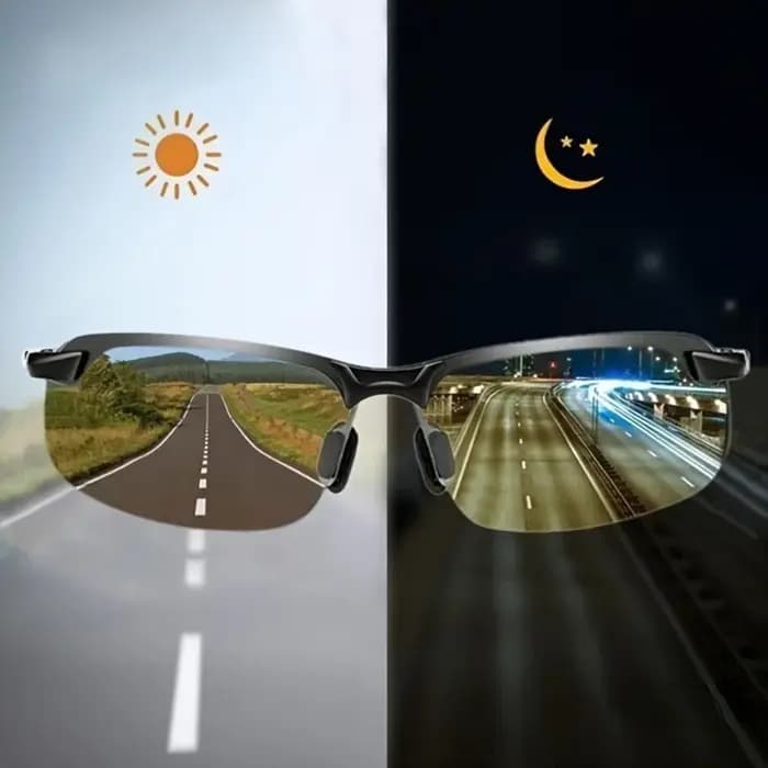 Lunettes de mode polarisées avec fonctions visuelles de jour et de nuit, résistantes aux rayures, pr