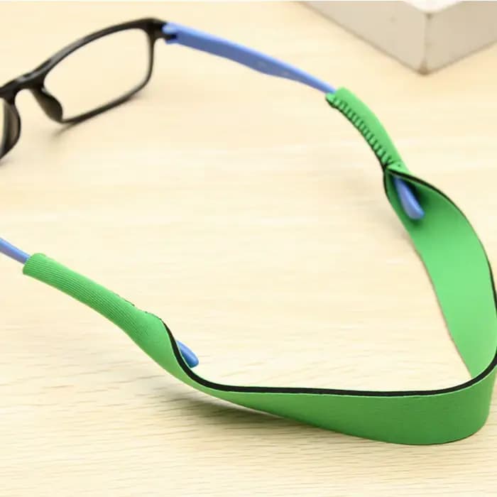 Lunettes de lunettes chaudes sangle antidérapante cordon de cou extensible Sports de plein air lunettes chaîne lunettes de soleil corde support de bande 40.8 cm