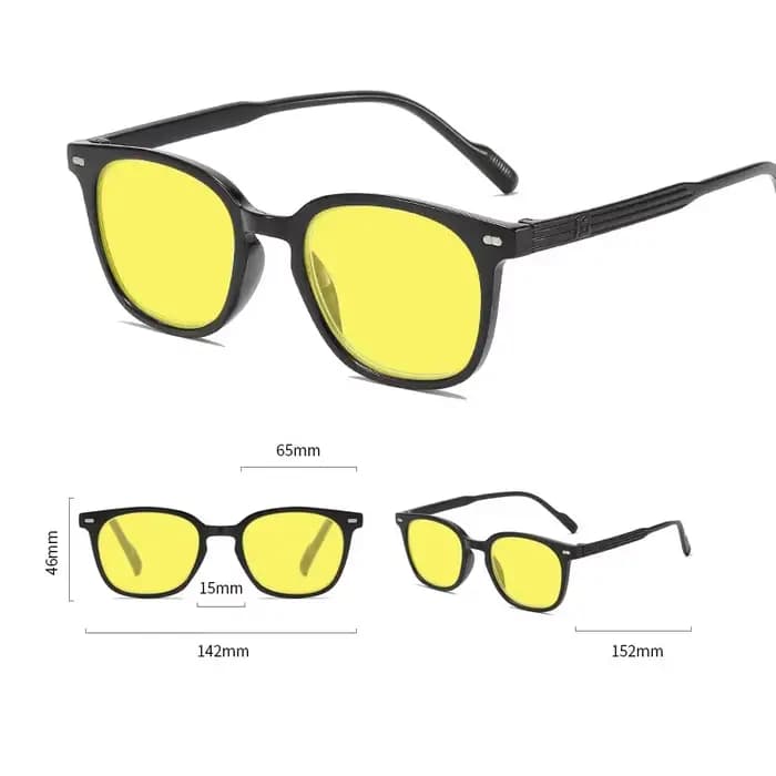 Lunettes de soleil ultralégères à monture narpour la conduite nocturne