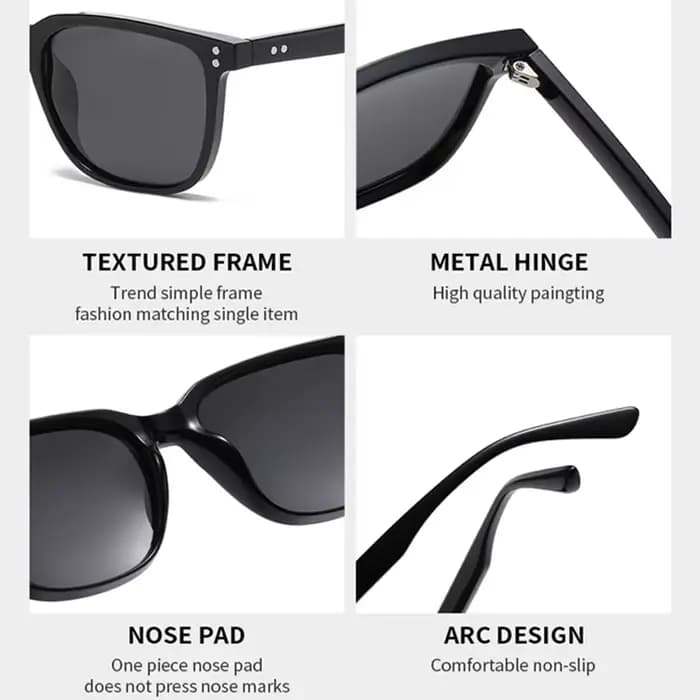 Lunettes de soleil polarisées élégantes pour hommes et femmes