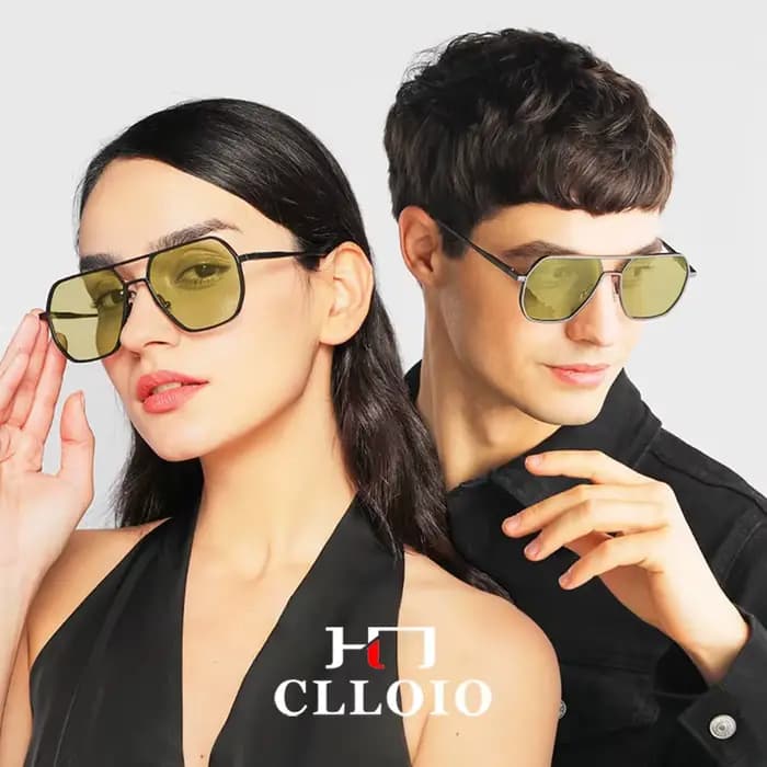 CLLOIO Anti-éblouissement jour nuit Vision lunettes hommes femmes polarisées conduite