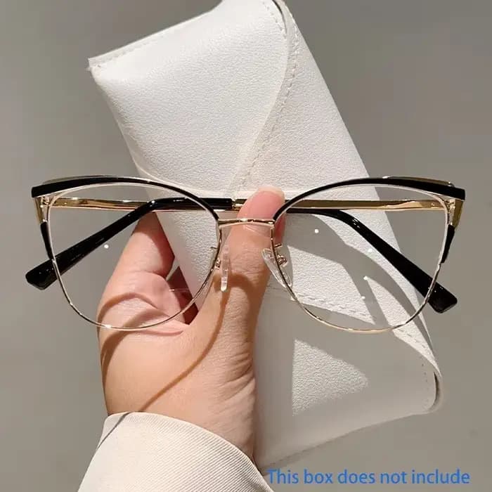 GM LUMIAS surdimensionné lunettes yeux de chat femmes nouvelle mode Vintage jante creuse montures optiques