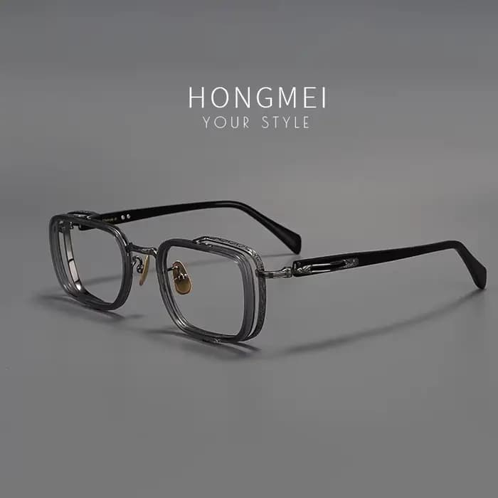 ENTITY montures de lunettes de luxe titaniPrescription hommes