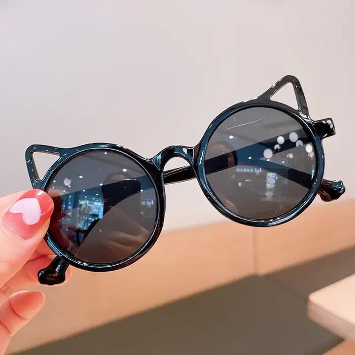 Lunettes de soleil avec oreilles d'animaux de dessin animé pour filles et garçons