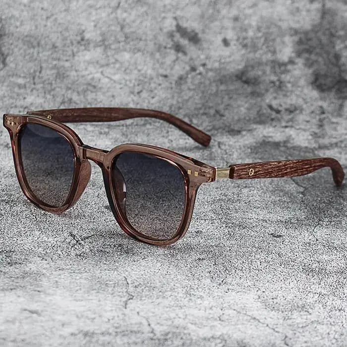 ChimRetro-Lunettes de soleil Mars en bois pour femmes et hommes