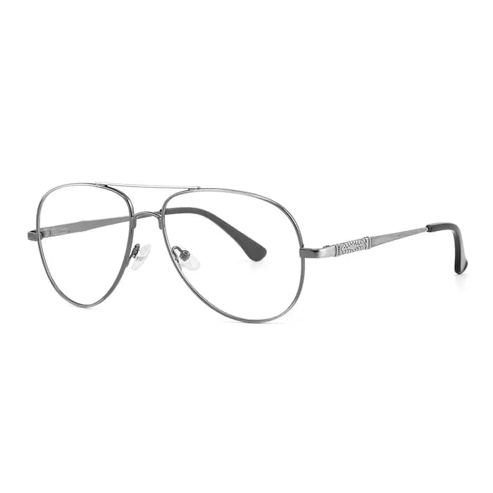 Nouvelle mode Vintage métal pilote lunettes cadre hommes femmes Punk populaire luxe