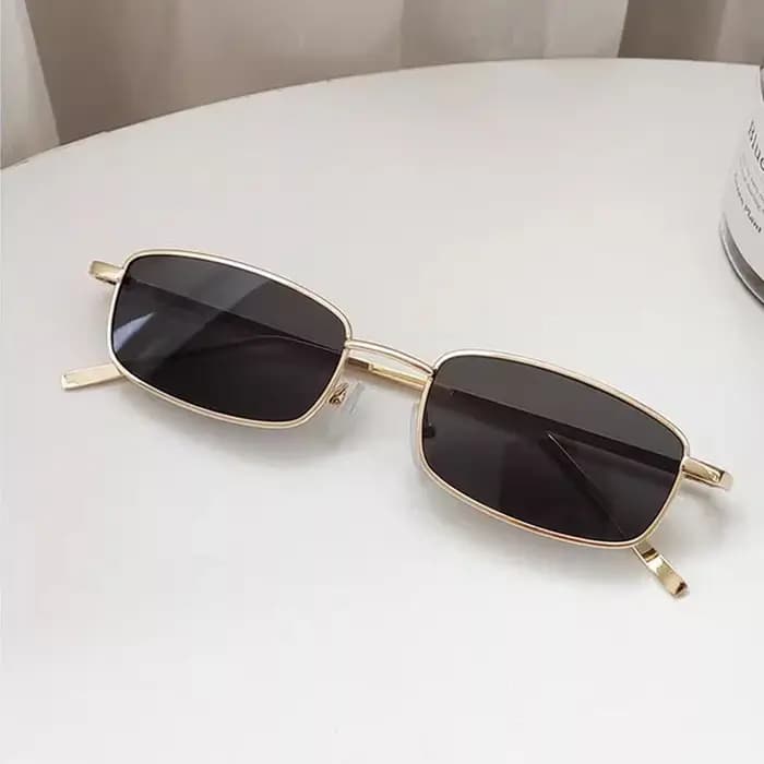 Lunettes de soleil rectangulaires tendance pour hommes et femmes