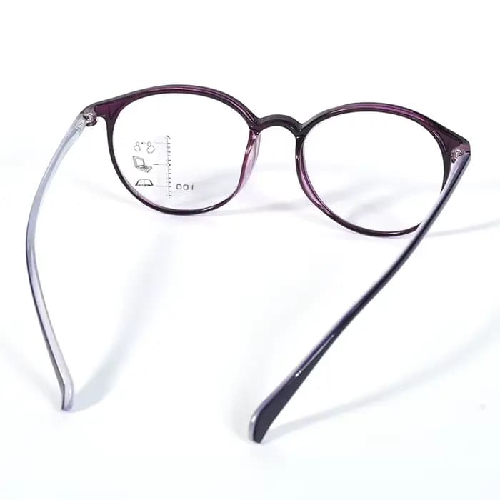 Lunettes de lecture multifocales progressives de couleur violette pour femmes