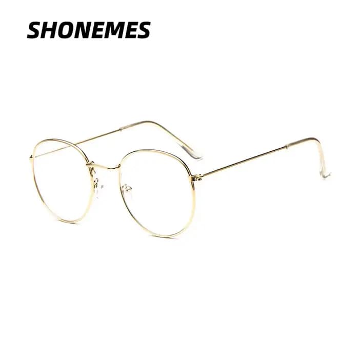 SHONEMES Lunettes rondes classiques monture en métal