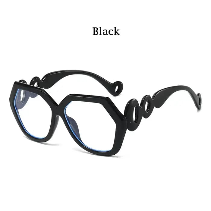 Nouvelles lunettes de lecture surdimensionnées à design géométrique pour femme, monture carrée grand
