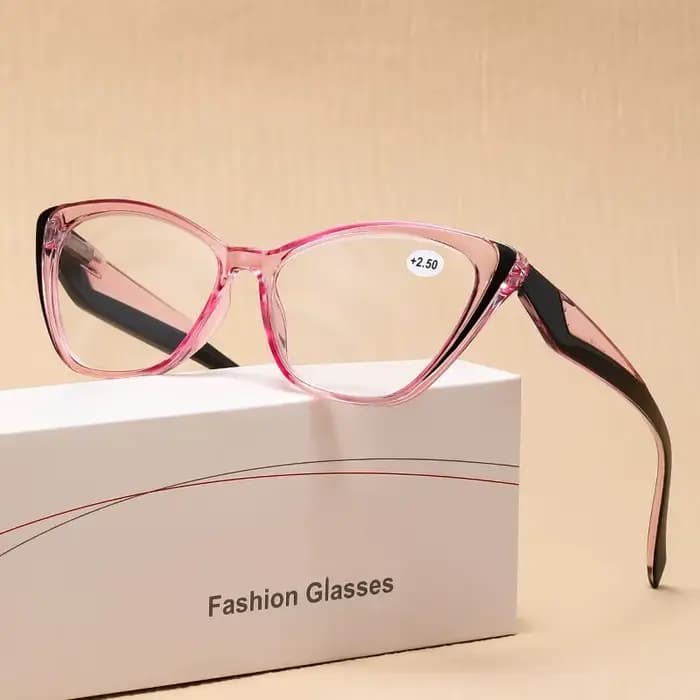 Lunettes de lecture œil de chat transparentes rétro mode hypermétropie