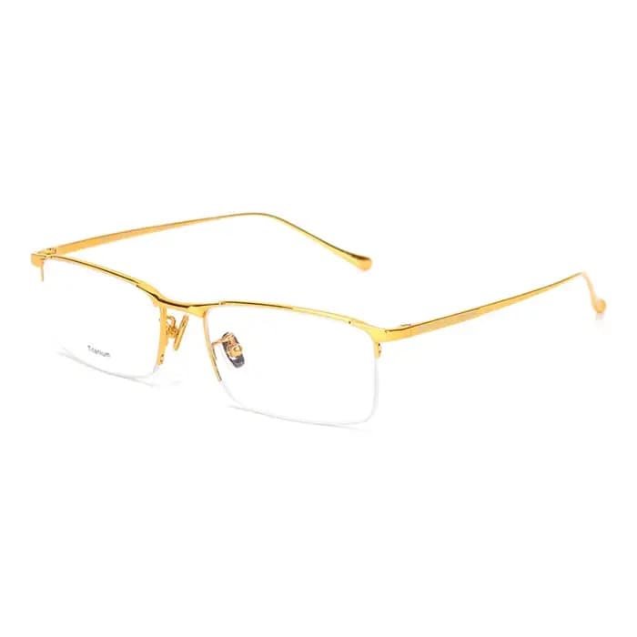 Monture de lunettes en titane ultralégère pour hommes