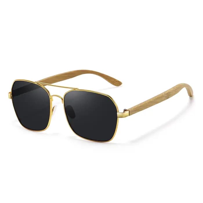 Lunettes de soleil carrées métalliques rétro GM Fashion pour femmes et hommes