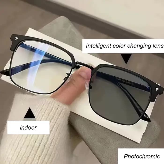 Lunettes photochromiques colorées pour hommes