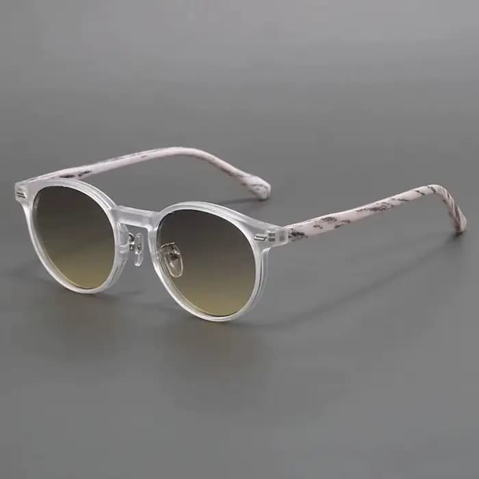 Lunettes de soleil à monture ronde rétro