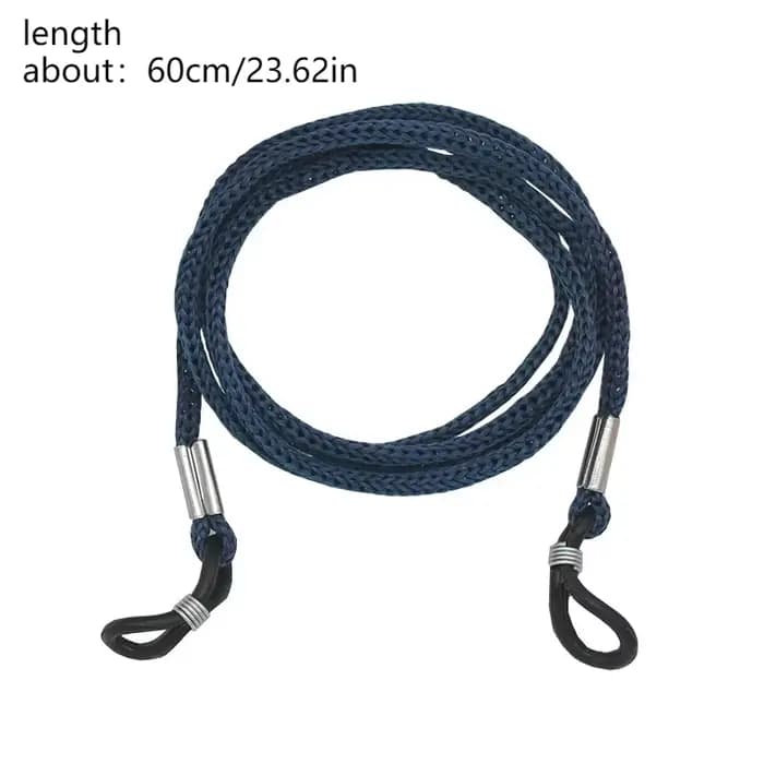 12 pièces-1ensemble lunettes lanière mode coloré Nylon