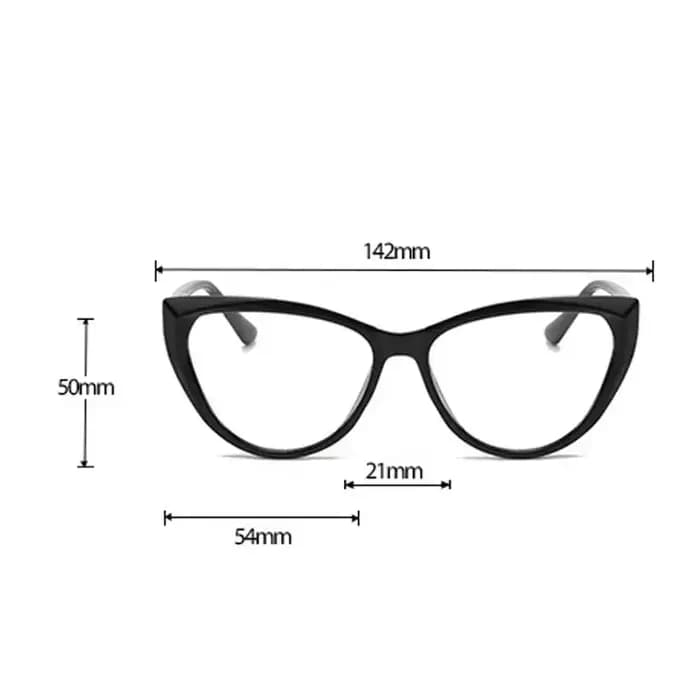 Lunettes de myopie œil de chat pour femmes